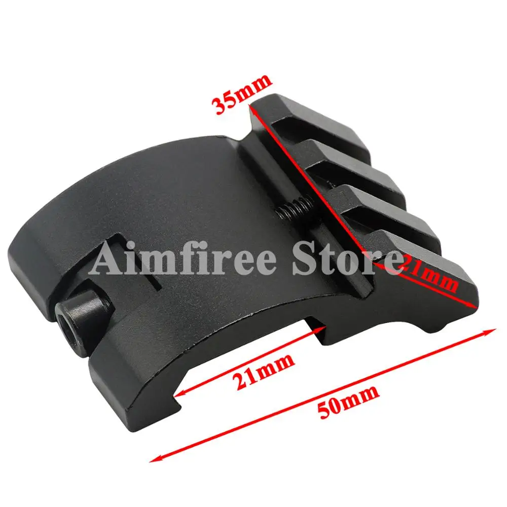 Ультра низкопрофильный 45 градусный боковой планка Пикатинни 20 мм офсетное