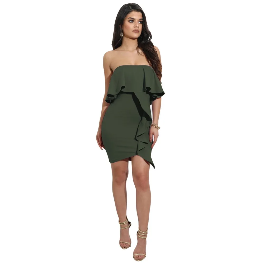 Для женщин пикантные летние с плеча спинки Мини для вечеринок и ночных клубов