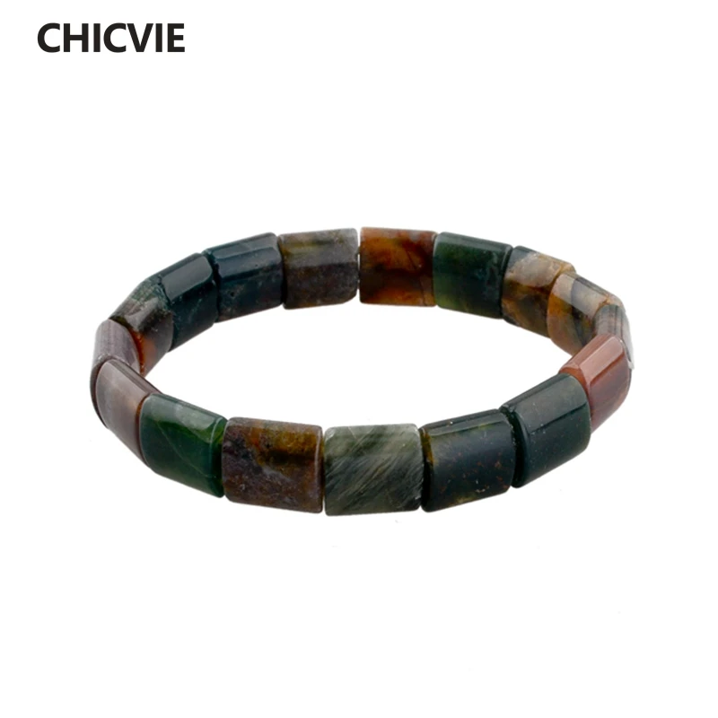 Женский браслет стрейч CHICVIE винтажный ручной работы из натурального камня