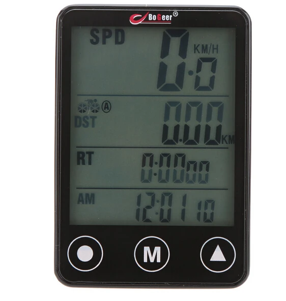 ЖК-Цифровой Водонепроницаемый Сенсорный Боты ЖК-Велосипед Компьютер Пробега