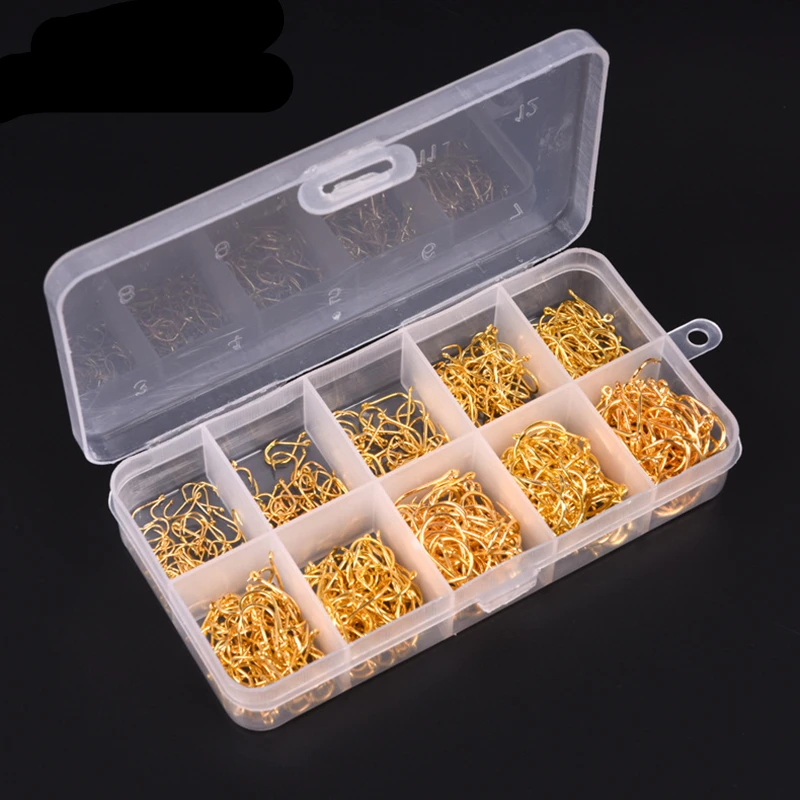 Горячая Распродажа 500 шт. крючки из высокоуглеродистой стали для морской рыбалки