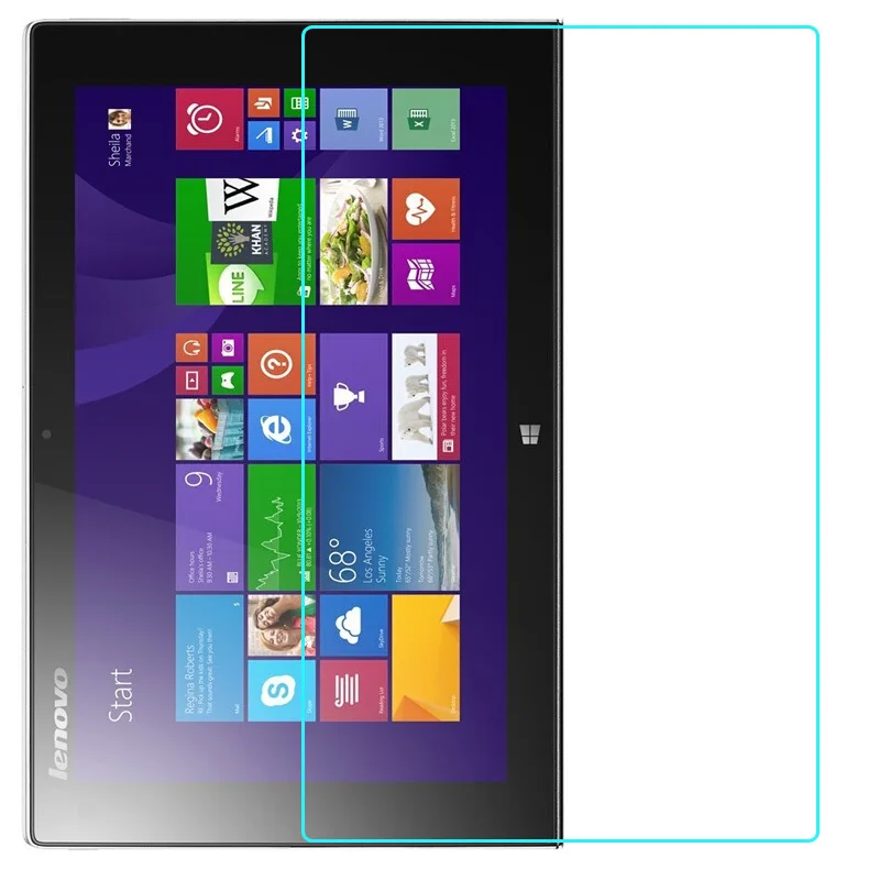 2.5D Закаленное стекло для lenovo Miix 2 8 0 закаленное защита экрана планшета 10 HD