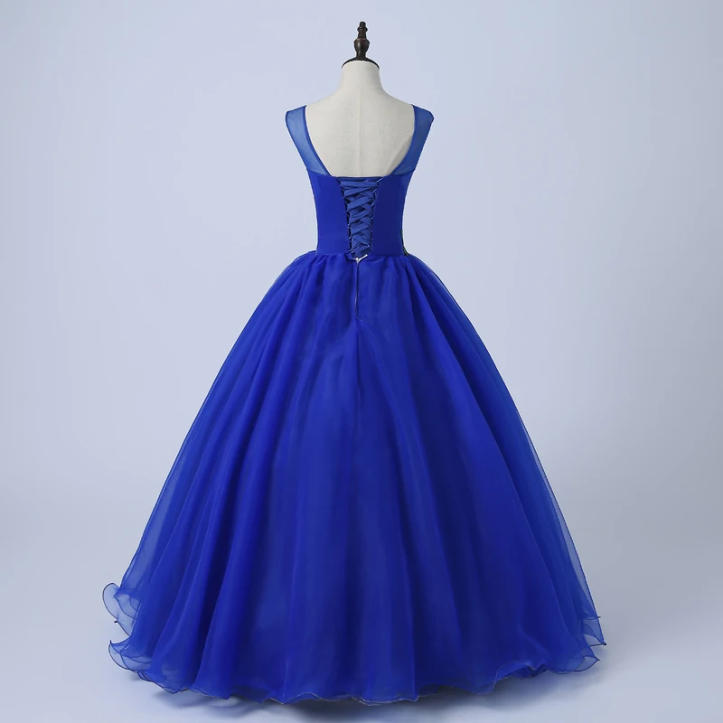 Quinceanera платья Элегантное платье для выпускного вечера роскошное бальное с