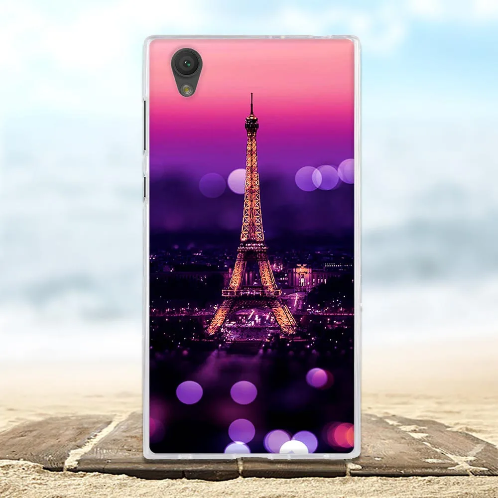 Чехлы для телефонов Sony Xperia L1 G3311 G3312 G3313 чехол с милым 3d-котом L 1 мягкий силиконовый