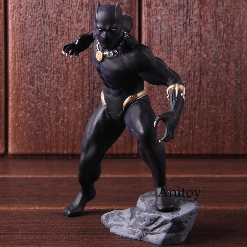 Фигурка Marvel, Мстители, Черная пантера, Kotobukiya Artfx, статуя, 1/10 масштаб, предварительно окрашенная модель, набор, ПВХ, Коллекционная модель, Figur