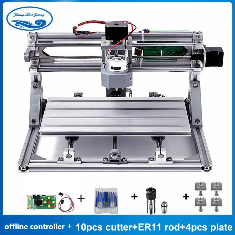3018with offine card CNC3018 withER11, Diy мини ЧПУ гравировальный станок, лазерная гравировка, Pcb ПВХ фрезерный станок, деревообрабатывающий станок, CNC 3018, лучшие передовые игрушки - Цвет: 3018with offine card