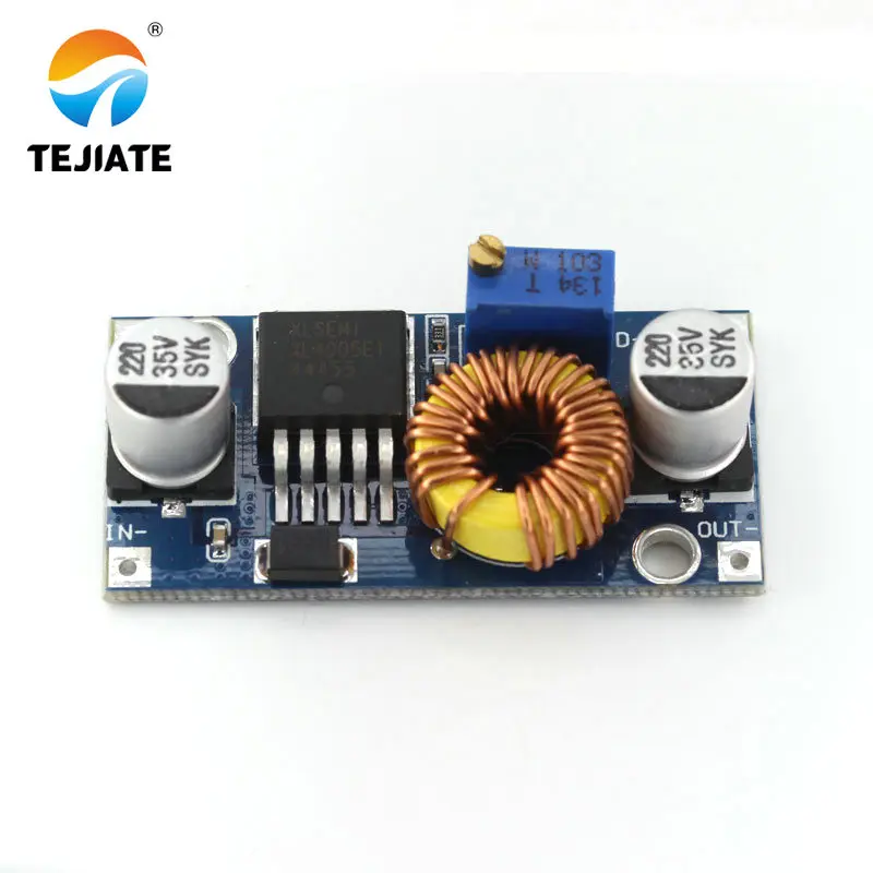 1 шт. XL4005 TEJIETE DSN5000 Beyond LM2596 DC Регулируемый понижающий модуль питания 5A высокий ток