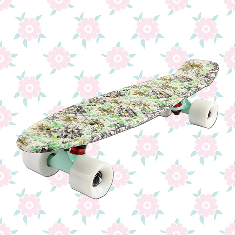 Дешевые роликовые коньки скейтборд графическая серия 22 &quotРетро Мини Скейт