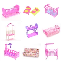 1pc multi dolls house kids toy darling doll furniture for barbie doll rocking cradle bed for doll accessories children toys