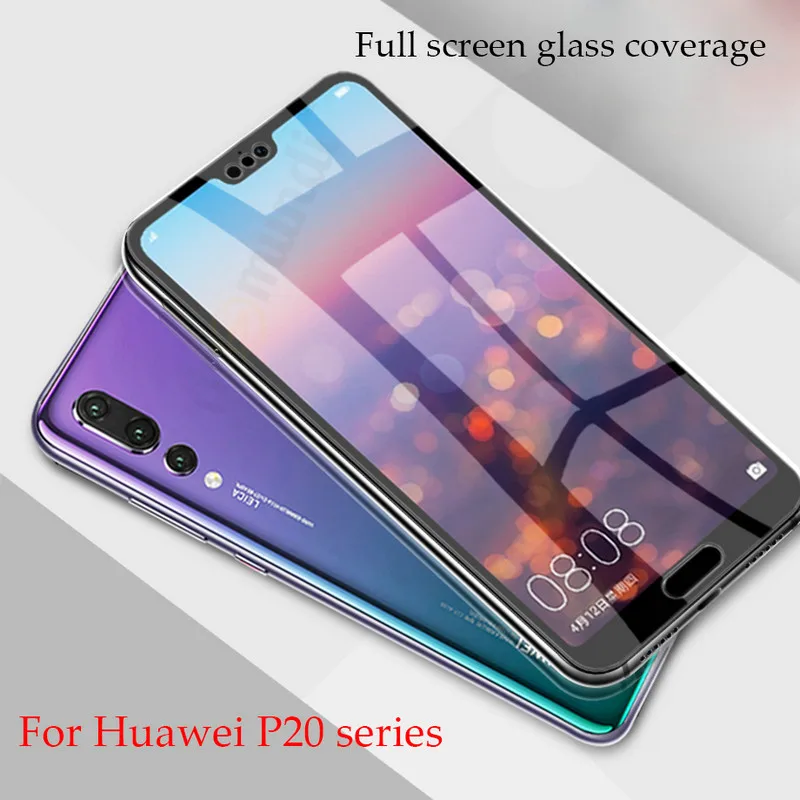 Защитное стекло для экрана для huawei P20 Pro Plus, закаленное стекло для huawei P20 Lite, полное покрытие, стекло для huawei P20lite