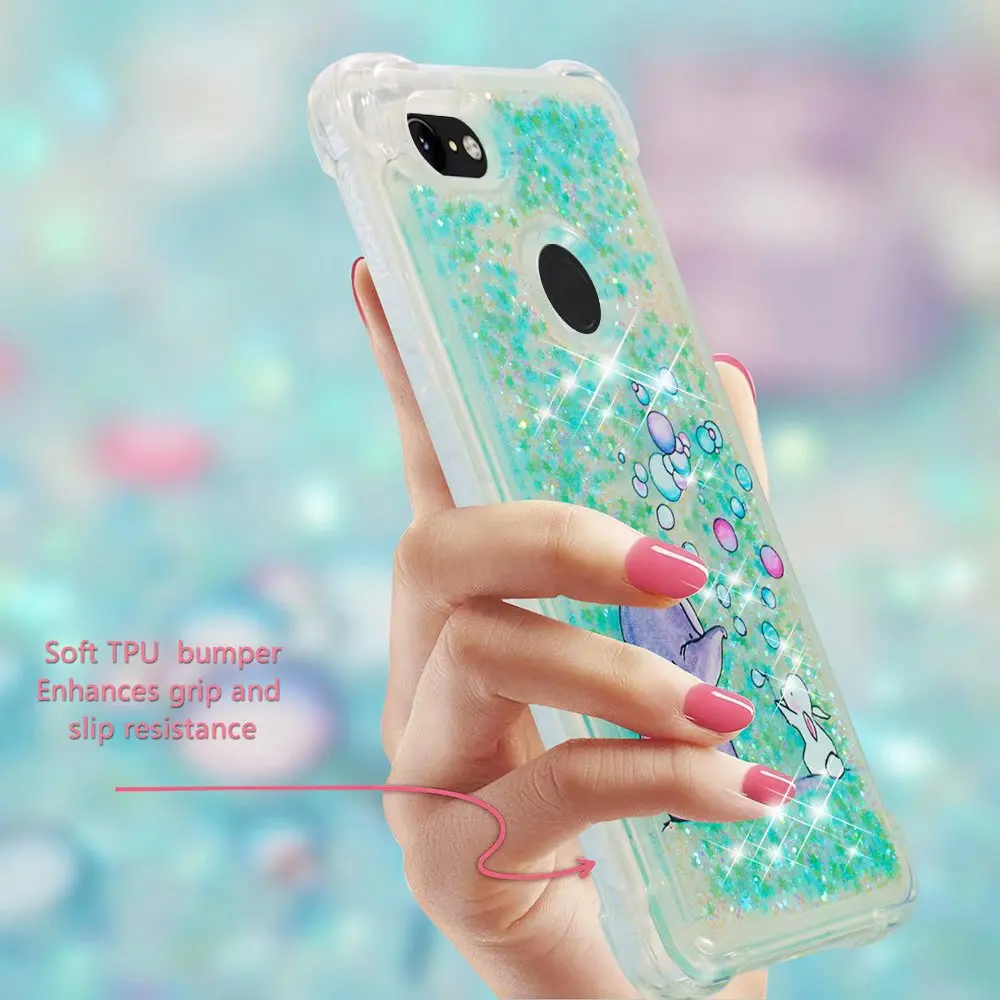 Luxury Dynamic Liquid Bling Quicksand Phone Case for LG Stylo 4 Q stylus Stylus 3 Plus Soft Silicone Cartoon Panda Cover |