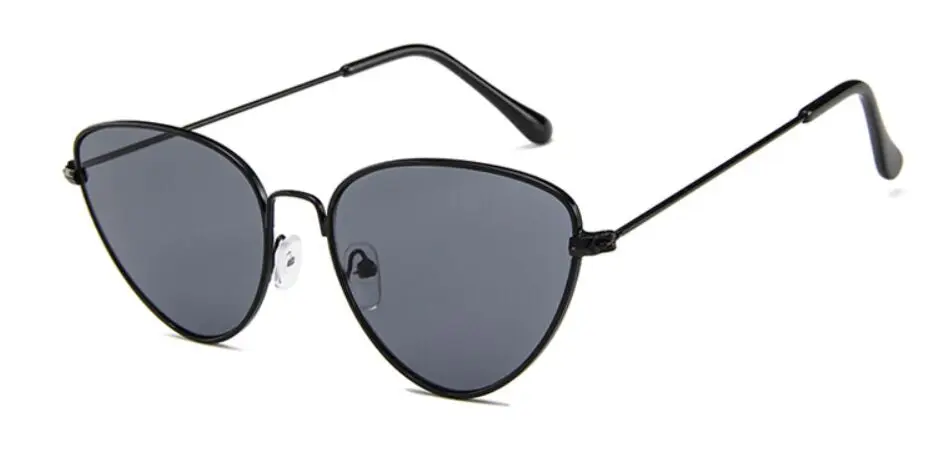 Retro Cat Eye Sunglasses Women Red Cateyes Sun glasses Fashion Metal Eyewear