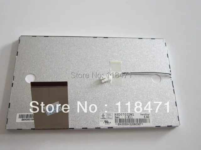 Оригинал + Класс 7 дюймов ЖК дисплей Дисплей HSD070IDW1 E11 800 RGB * 480 WVGA 6 месяцев
