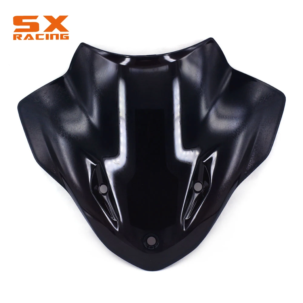 Мотоцикл черный пластик лобовое стекло для BMW S1000R S1000 R 2014 2015 14 15|windscreen windshield|plastic