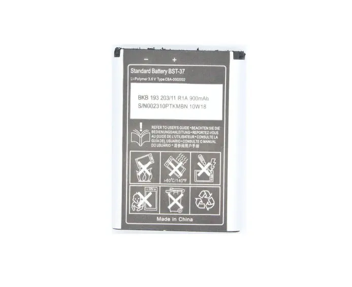 1x900 мА/ч BST-37 / BST37 Замена Батарея для D750 D750i J100i J210i J220a J220c J220i J230c J230i K310a K310c K310i и так