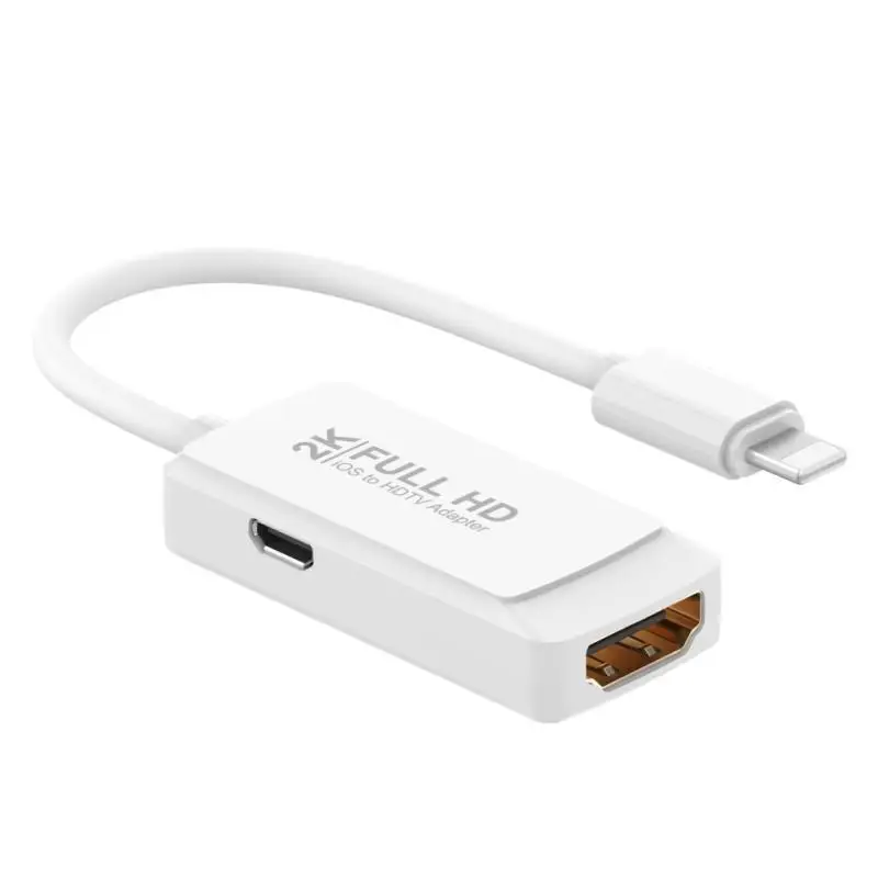 MLLSE 2 к Lightning AV адаптер для iPhone интерфейс 8 булавки HDMI цифровой конвертер Apple |