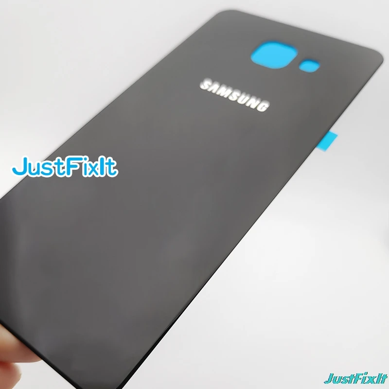 Для SAMSUNG Galaxy A7 2016 A710 A710F A710H задняя крышка для аккумулятора Дверь Задняя стеклянная