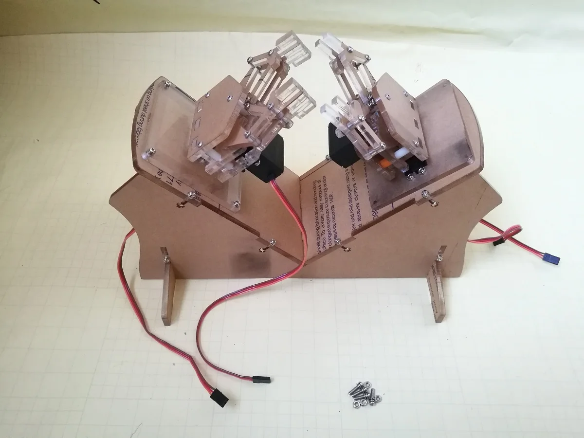 3 уровня манипулятор кубика Рубика 5 мм тонкая акриловая роботизированная машина