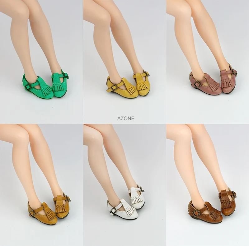 Обувь с кисточками в британском стиле для кукол Blyth Azone Dal momoko Pullip Lati JB|doll shoes|shoes for