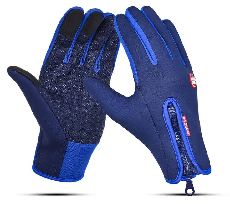 Winter Touch Screen Gloves Men Warm Windproof Glove Fashion Classic Camping Hiking Motorcycle Sports Full Finger Unisex Gloves