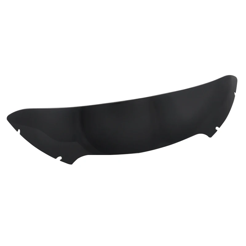 Black 5 ''черный дым волна лобовое стекло ветровое стекло ABS пластик подходит для Дорожное покрытие для харлея FLTRU FLTRX 15-up - Цвет: Black