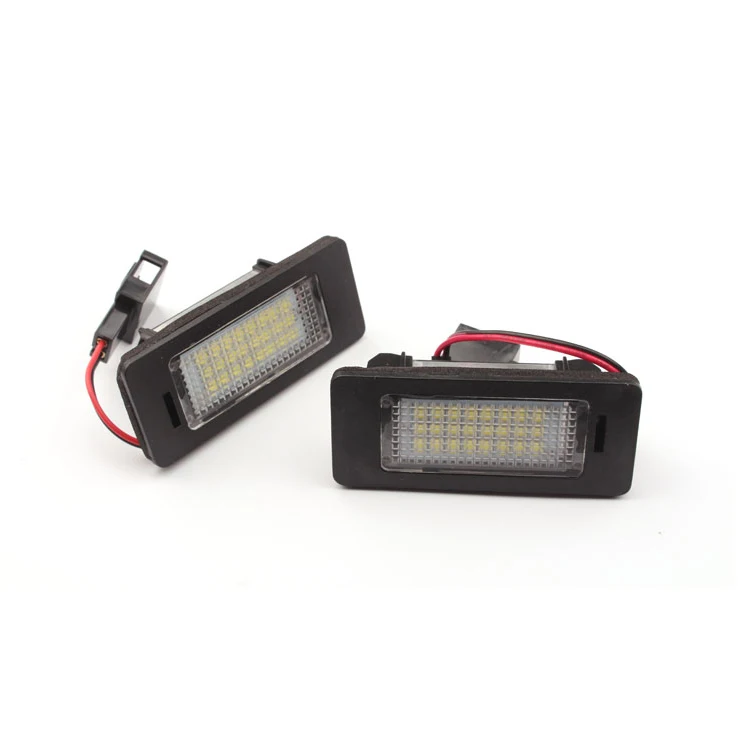 Одна пара светодиодных ламп canbus 18 SMD высокой мощности для номерного знака Audi A1 A5 A6