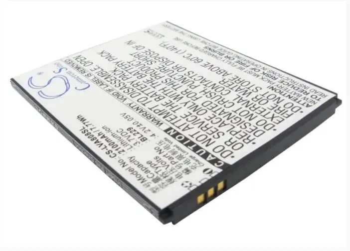 Аккумулятор Cameron Sino 2100 мАч для LENOVO A8 A806 A808T BL229 аккумулятор смартфона