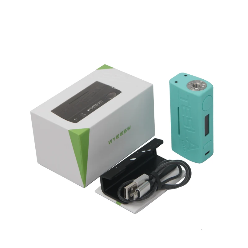 Оригинальный Teslacigs Тесла Уай Mod поле Vape 85 Вт поддержка RDA/RTA/RDTA электронные