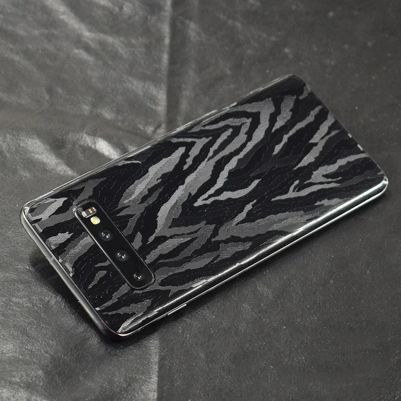 

3D Carbon Fiber Skins Film Wrap Skin Phone Back Paste Film Sticker For SAMSUNG Galaxy S10 Plus S10e Note 10+8 9 S9+ A750 A9 2018