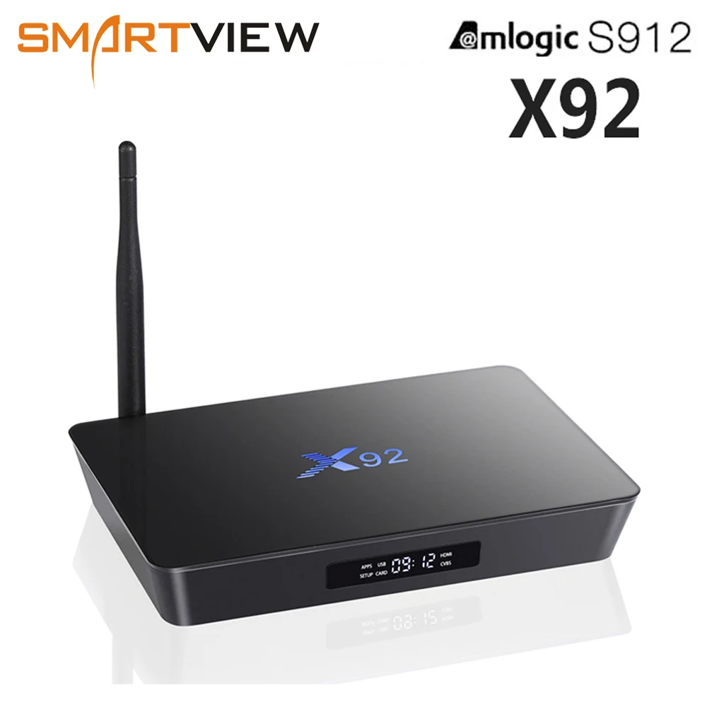 Оригинальный X92 2 ГБ/16 ГБ 3 Гб/32 Смарт Android 7 1 ТВ коробка Amlogic S912 Восьмиядерный 4G/5 8G