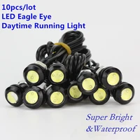 10x high bright eagle eye lights universal drl 18mm led daytime running light ip68 waterproof daytime lamp