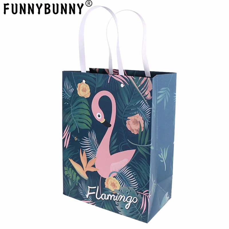 FUNNYBUNNY Фламинго сладости мешки для конфет свадебный сувенир и большие подарочные
