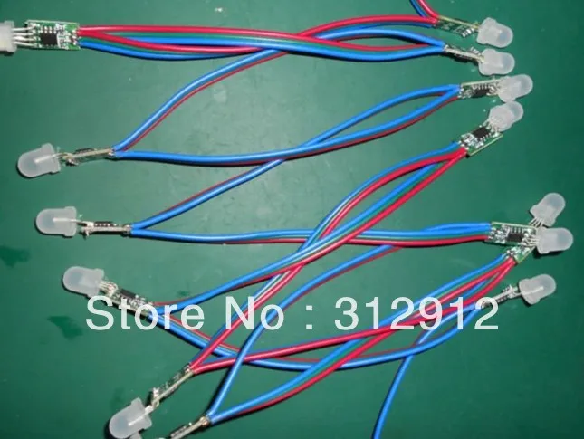 

WS 2811 pixel node,50node a string, non-waterproof,DC5V input;led pixel light