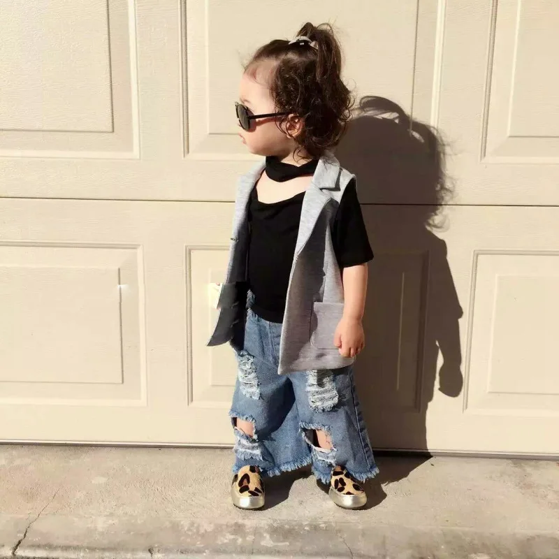 Футболка с вырезом лодочкой и брюки широкими штанинами|kids set|set fashionkids clothes set |