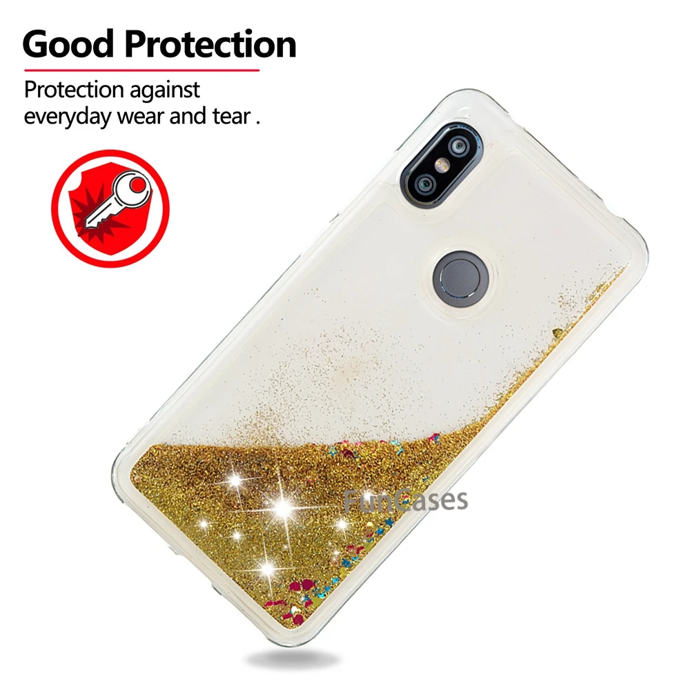 Чехол зыбучий песок для Xiaomi Redmi Note 6 Pro силиконовый чехол с единорогом