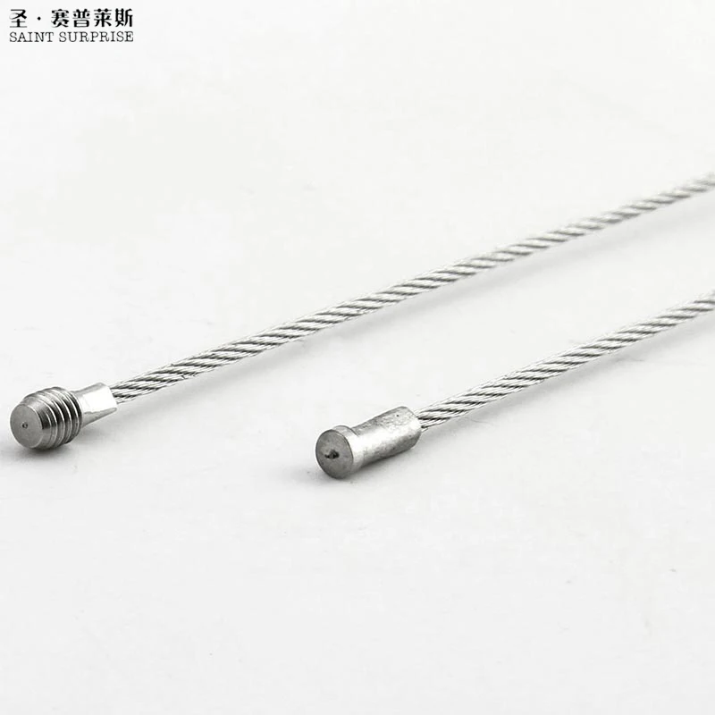 10 шт. винтовой замок из нержавеющей стали провод брелок кабель веревка кольца