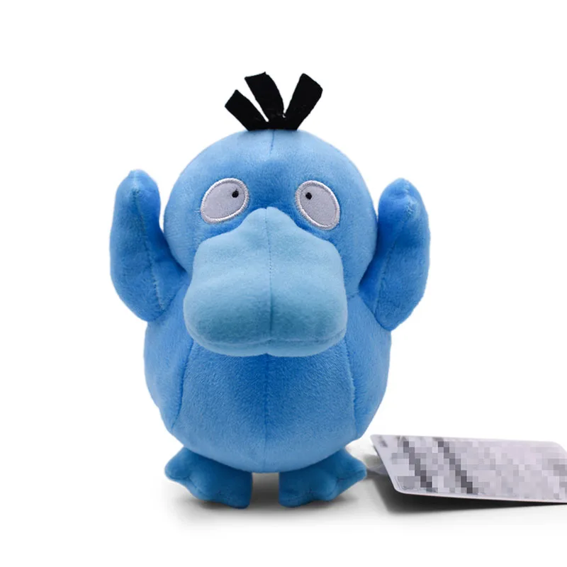 Psyduck blue 20 стилей Аниме Блестящий Mew Greninja Dragonair Psyduck Dragonite Kyogre Solgaleo Ho-Oh Magnemite мягкая плюшевая мультяшная кукла игрушка - Цвет: Psyduck blue