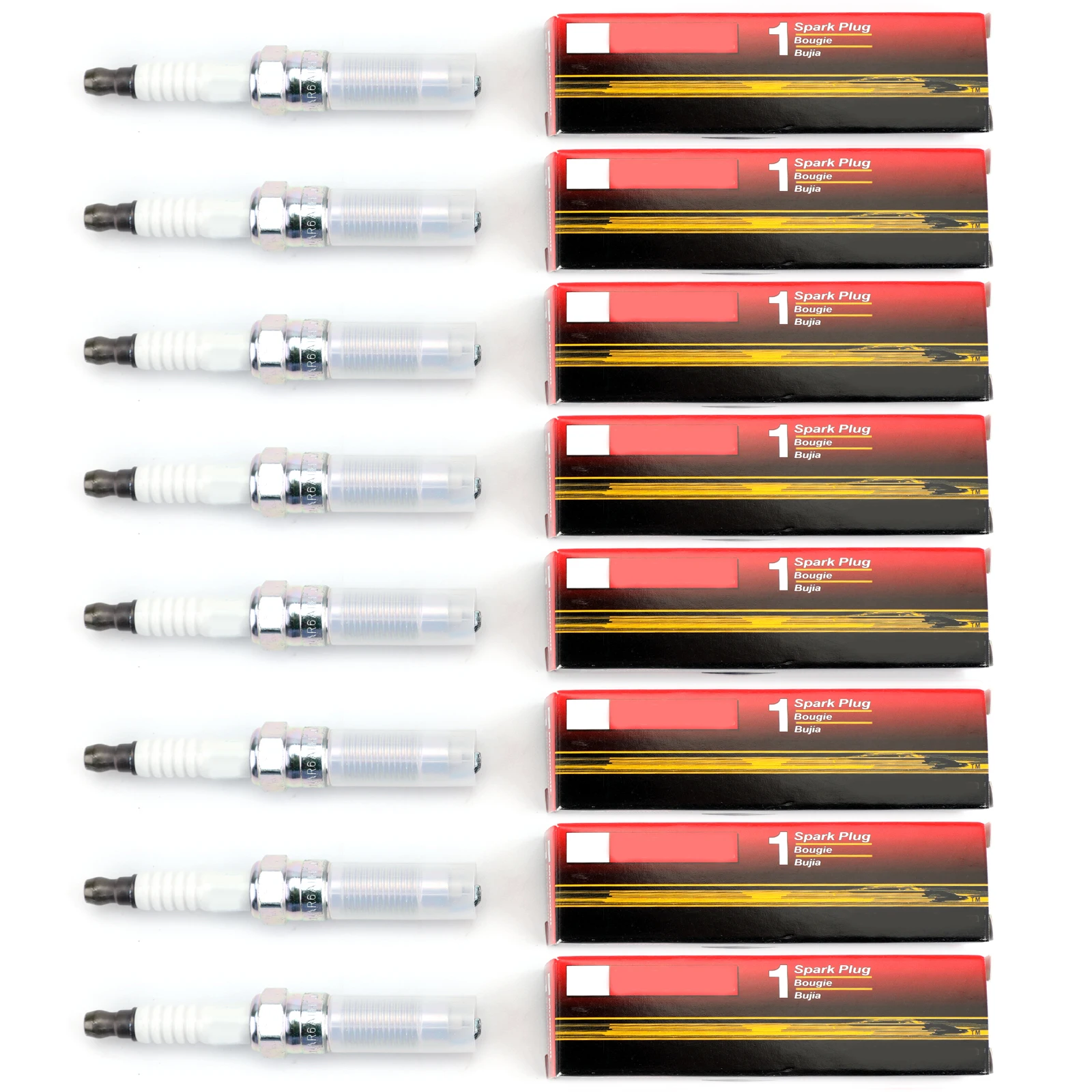 Areyourshop 8PCS SP-509 Double Platinum Spark Plugs For FORD F-150 F-250 F-350 Spark Plugs Car Styling Aceessories Parts