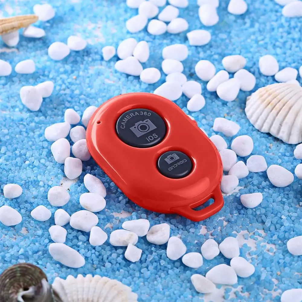 60 м/197ft дистанционное управление затвора Bluetooth для экшн-камеры с функцией Bluetooth спуска затвора автоспуска для телефона - Цвет: Red