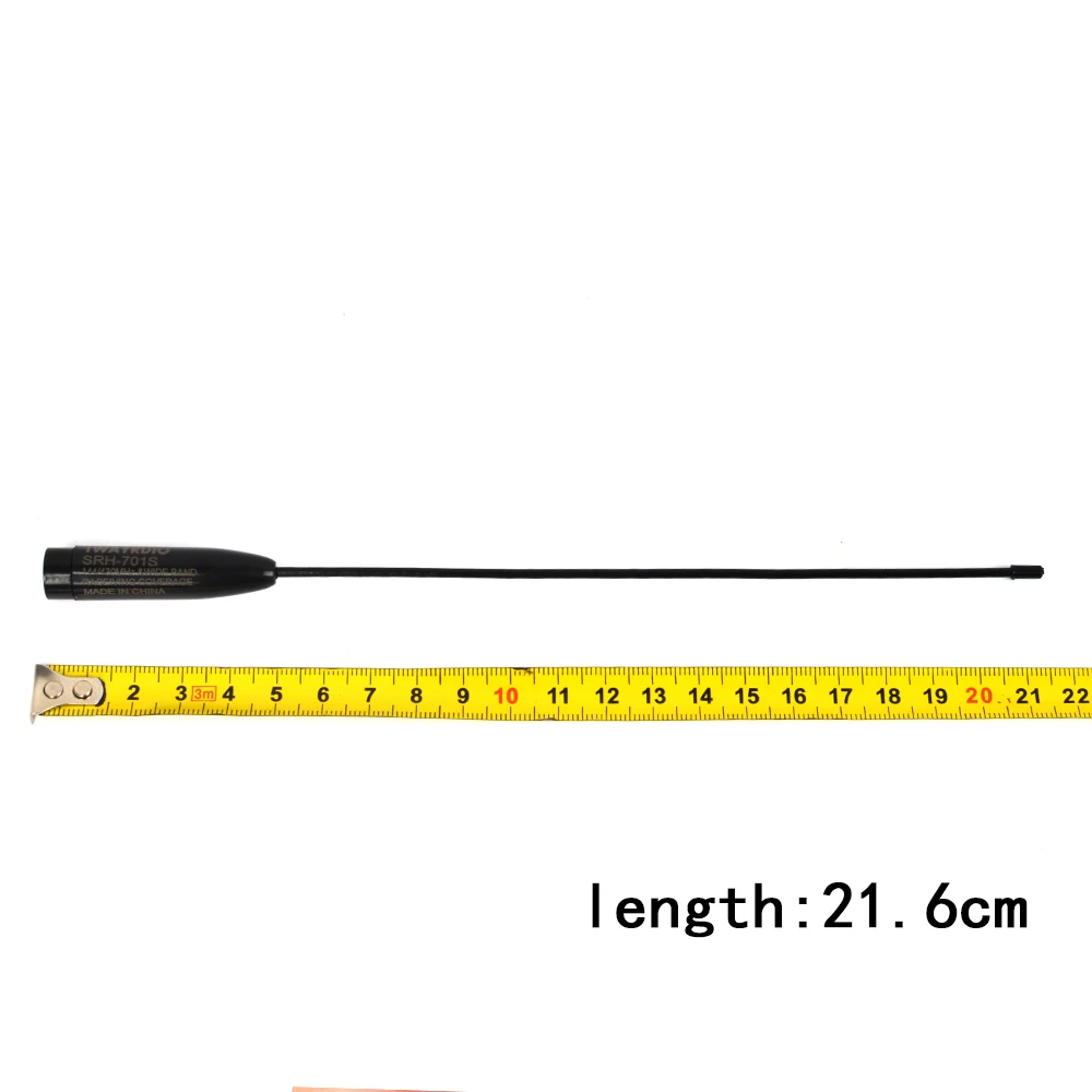 HYS SRH701S Walkie Talkie sma мале Антенны VHF и UHF Dual Band 144/430 мГц гибкие ветчина ручной