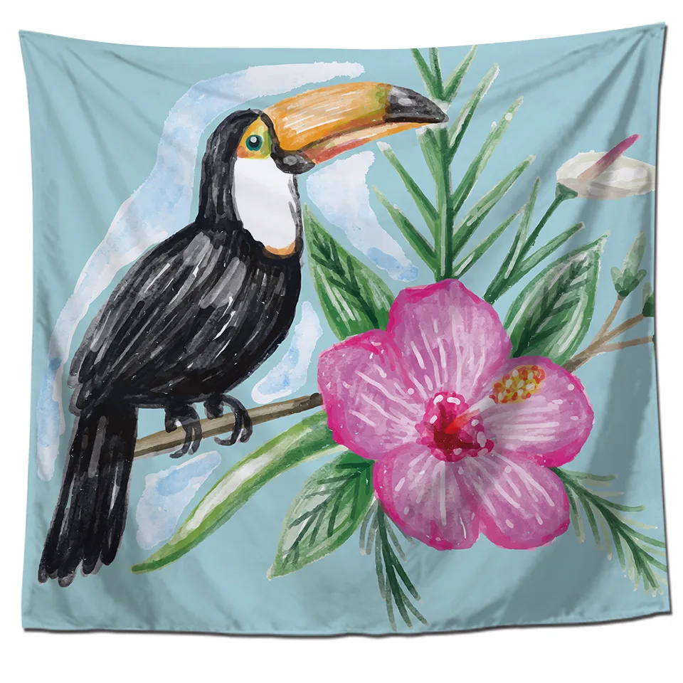 Домашний Декоративный Настенный ковер гобелен прямоугольник покрывало