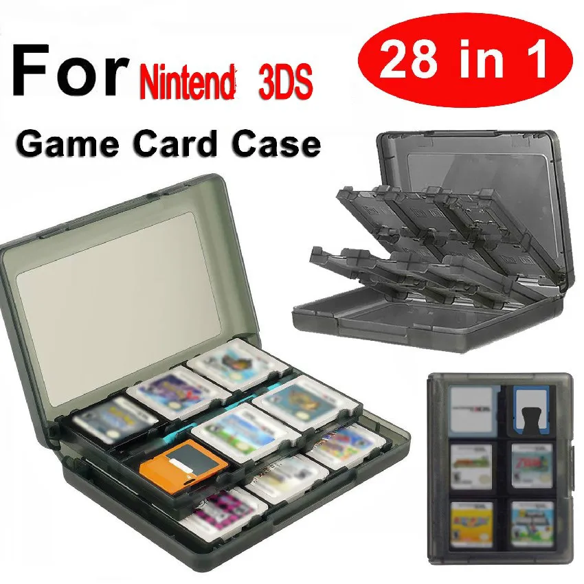 28 в 1 для Ninten 3DS 3DSXL чехол игровой карты держатель хранение картриджей коробка nasud и
