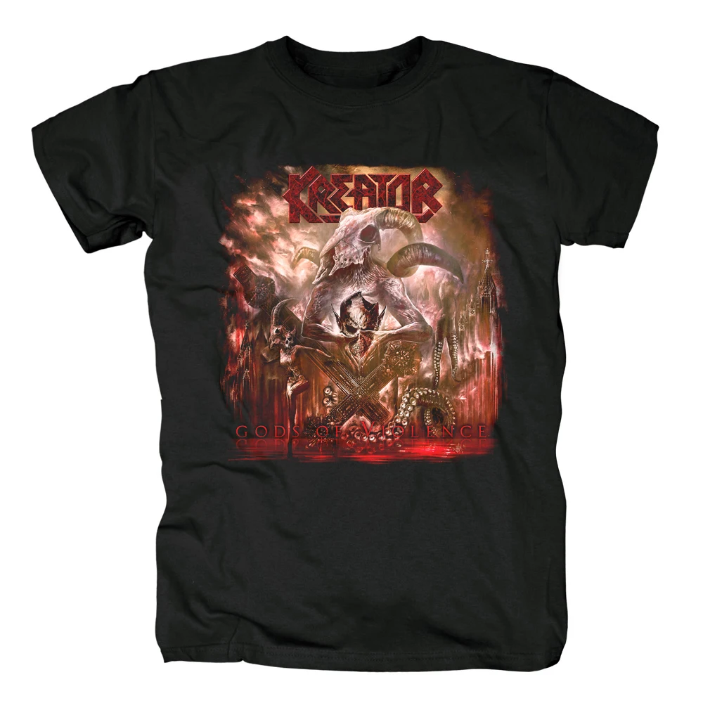 Bloodhoof KREATOR TESTAMENT SOUL OF BLACK TOUR металлическая хлопковая Футболка Азиатский размер