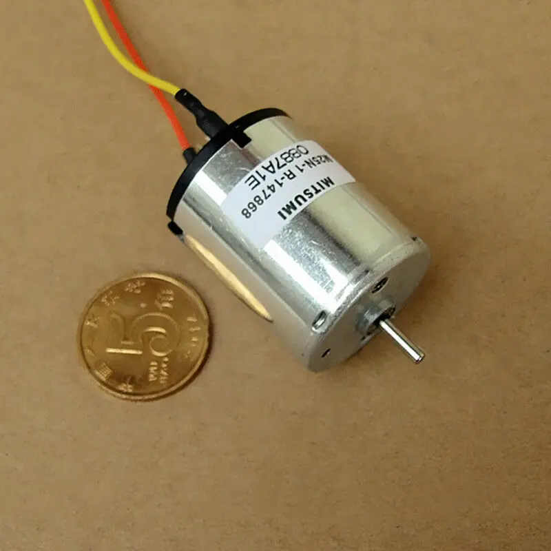 MITSUMI Φ Mini 24 мм беззвучный круглый двигатель постоянного тока 12 В 18 в 4950 об/мин