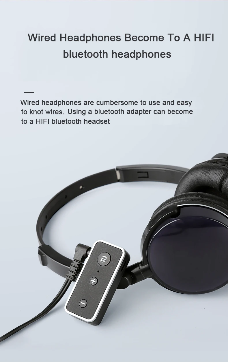 LEORY Bluetooth 5,0+ EDR приемник AUX аудио 3,5 мм разъем беспроводные приемники для автомобиля динамик наушники адаптер громкой связи