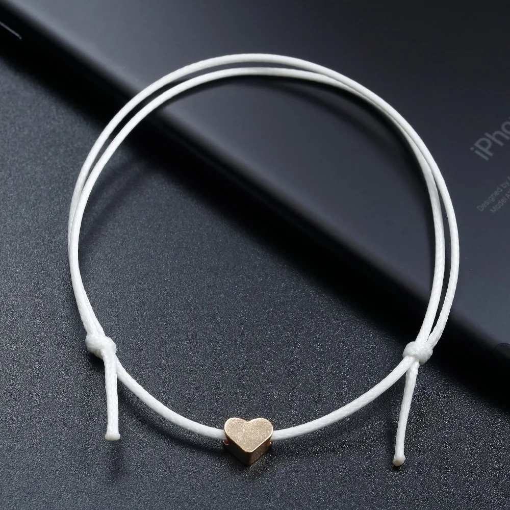 Проволочная веревка цепь браслеты для девочек минималистичные украшения