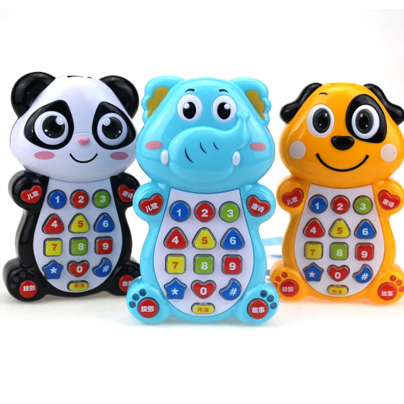 Children Enlightenment Music Phone Simulation Telephone Babies Learn Baby Early Education 0-1-3 Years Of For Intelligent Toys