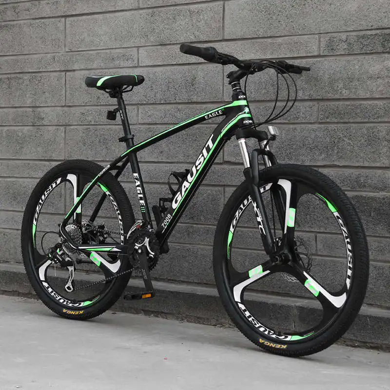 3 Cutter black green Горный велосипед рама из алюминиевого сплава 26 дюймов колеса гидравлические дисковые тормоза SHIMAN0 30 скоростной велосипед Спорт на открытом воздухе MTB Bicicleta - Цвет: 3 Cutter black green
