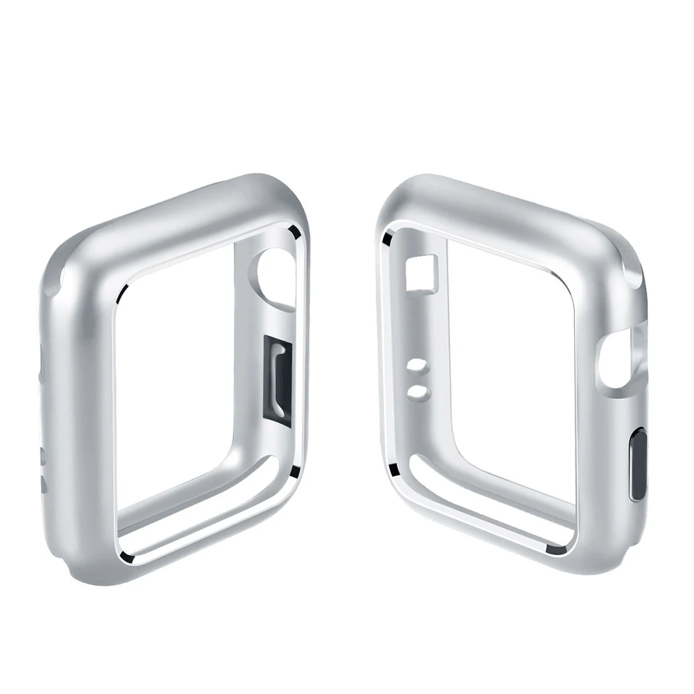 Магнитная адсорбционная металлическая рамка защитный чехол для Apple Watch серии 1 2 3