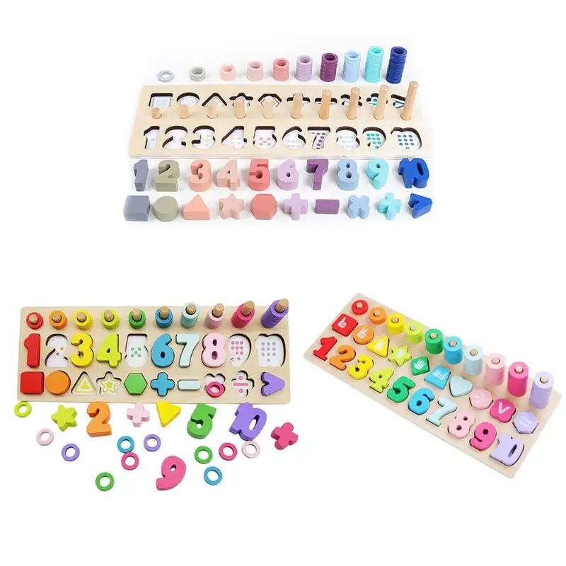 Дошкольное раннее образование Обучающие пособия математические игрушки